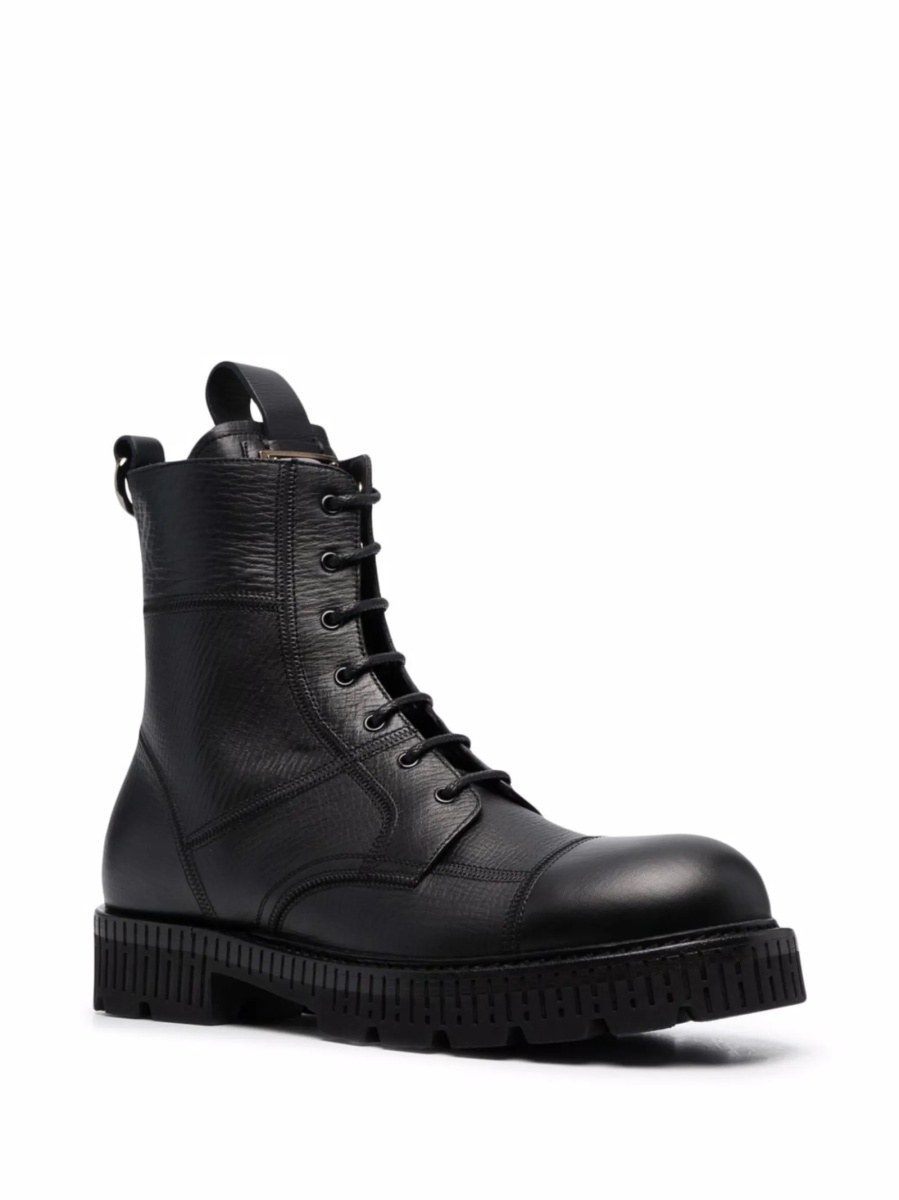 Bocanci Dolce &amp; Gabbana negri din piele - Img 2