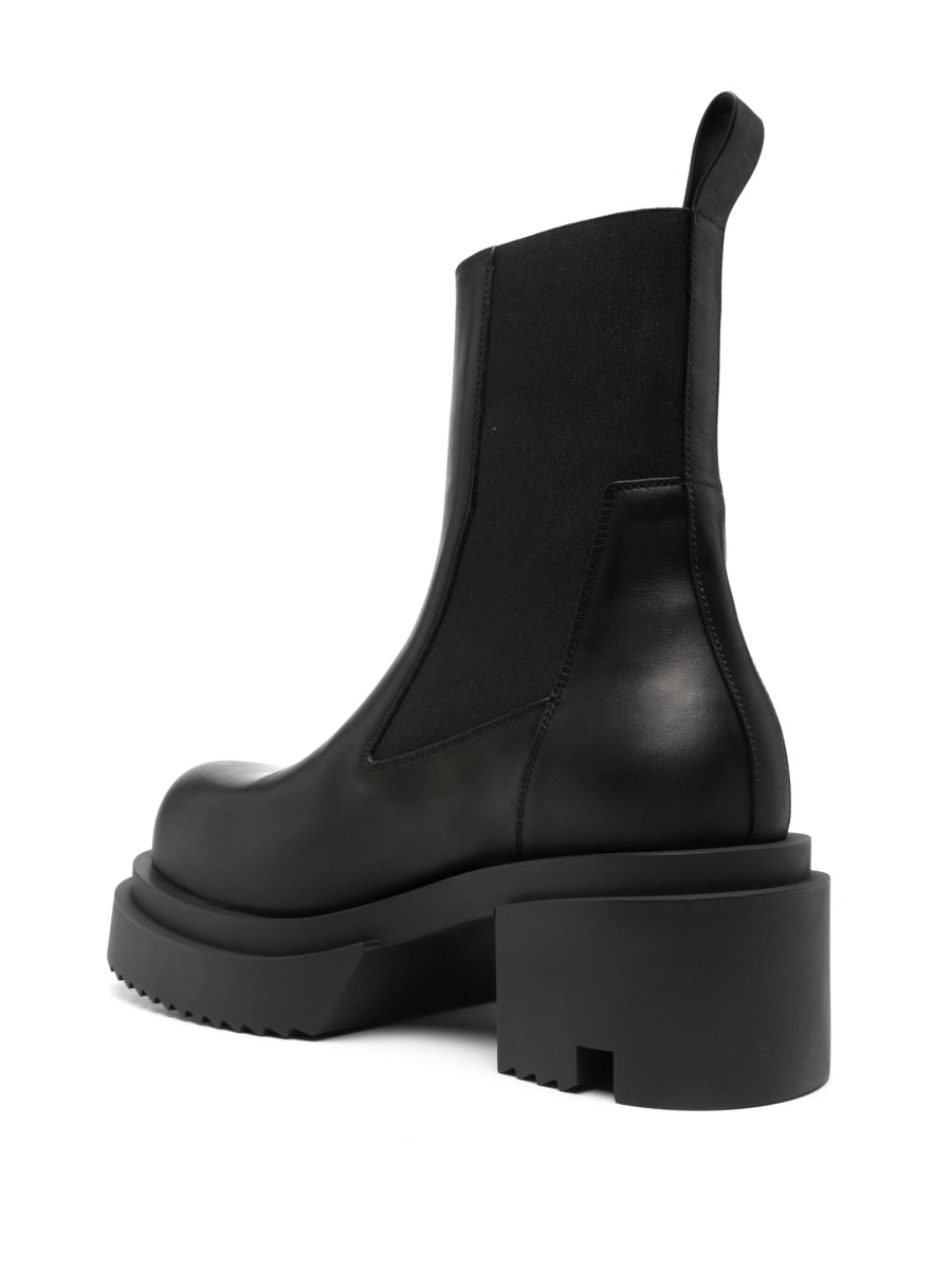 Bocanci Rick Owens negri din piele - Img 3
