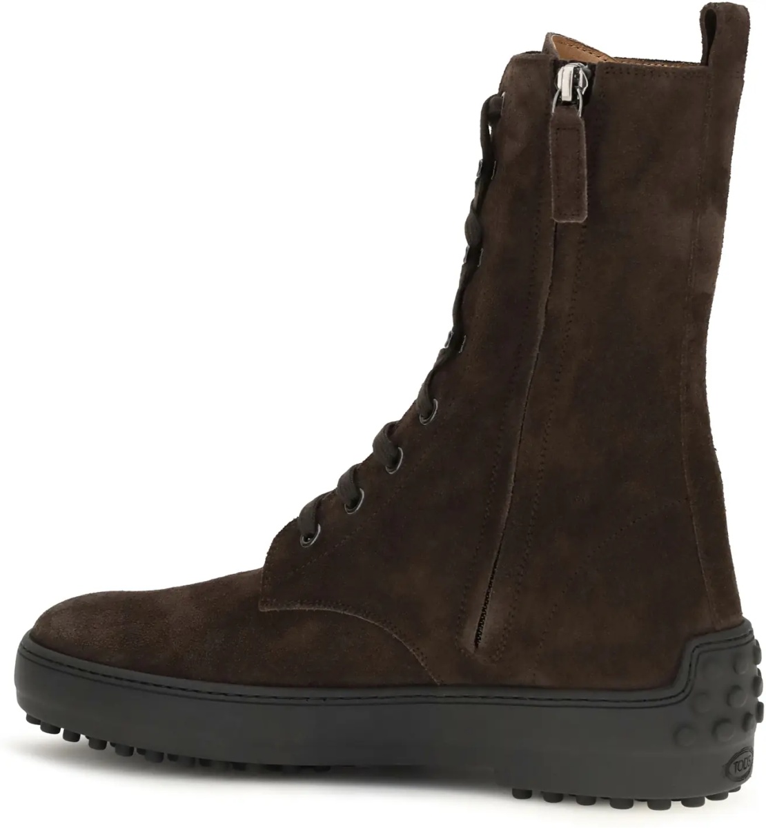 Bocanci Winter Gommino suede leather lace-up ankle Boots - Img 3