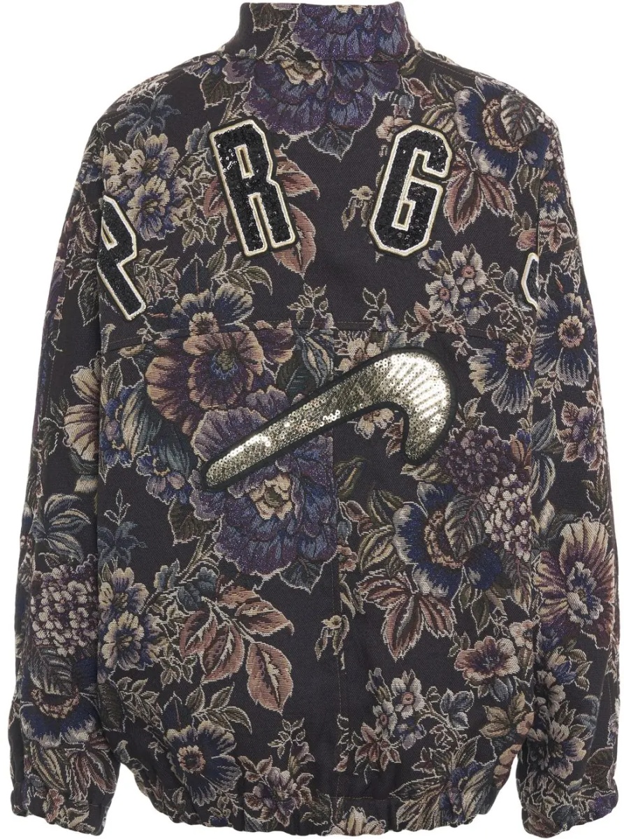 Bomber Bomber jacket with floral pattern - Img 3