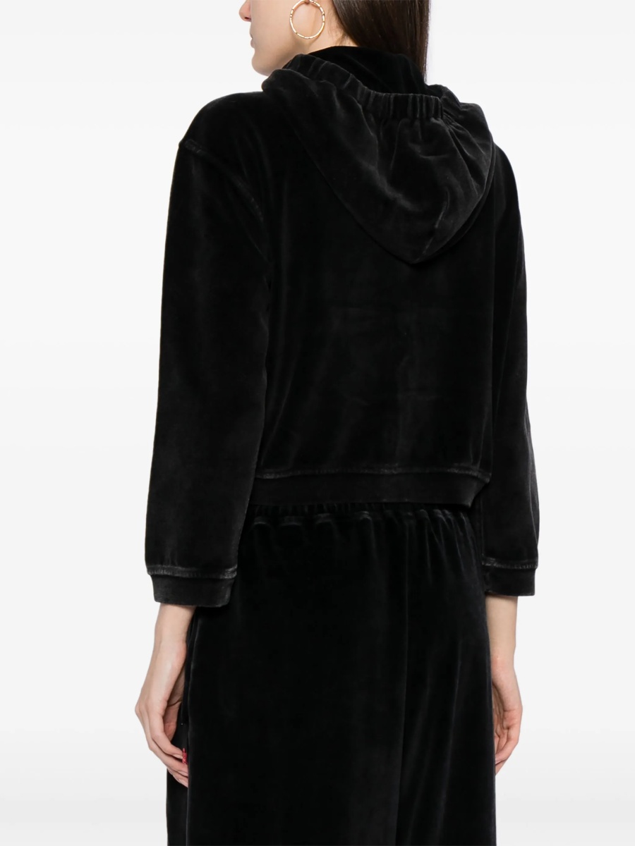 Bomber jacket Alexander Wang neagra din polyester si bumbac - Img 4