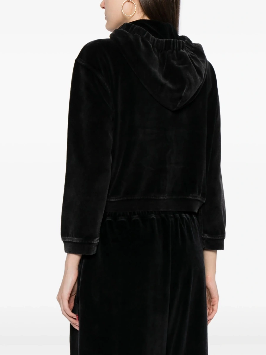 Bomber jacket Alexander Wang neagra din polyester si bumbac - Img 4