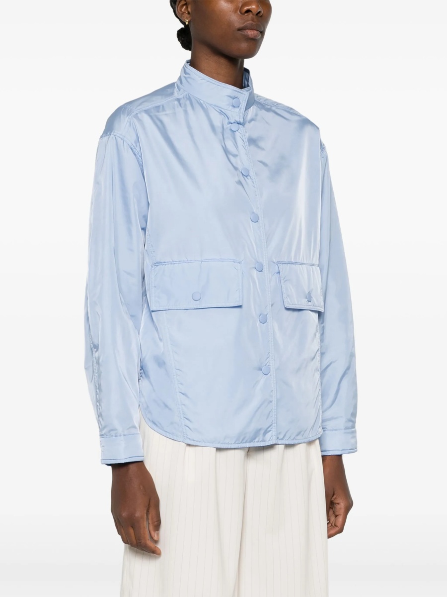 Bomber jacket Aspesi albastra din poliamida - Img 3