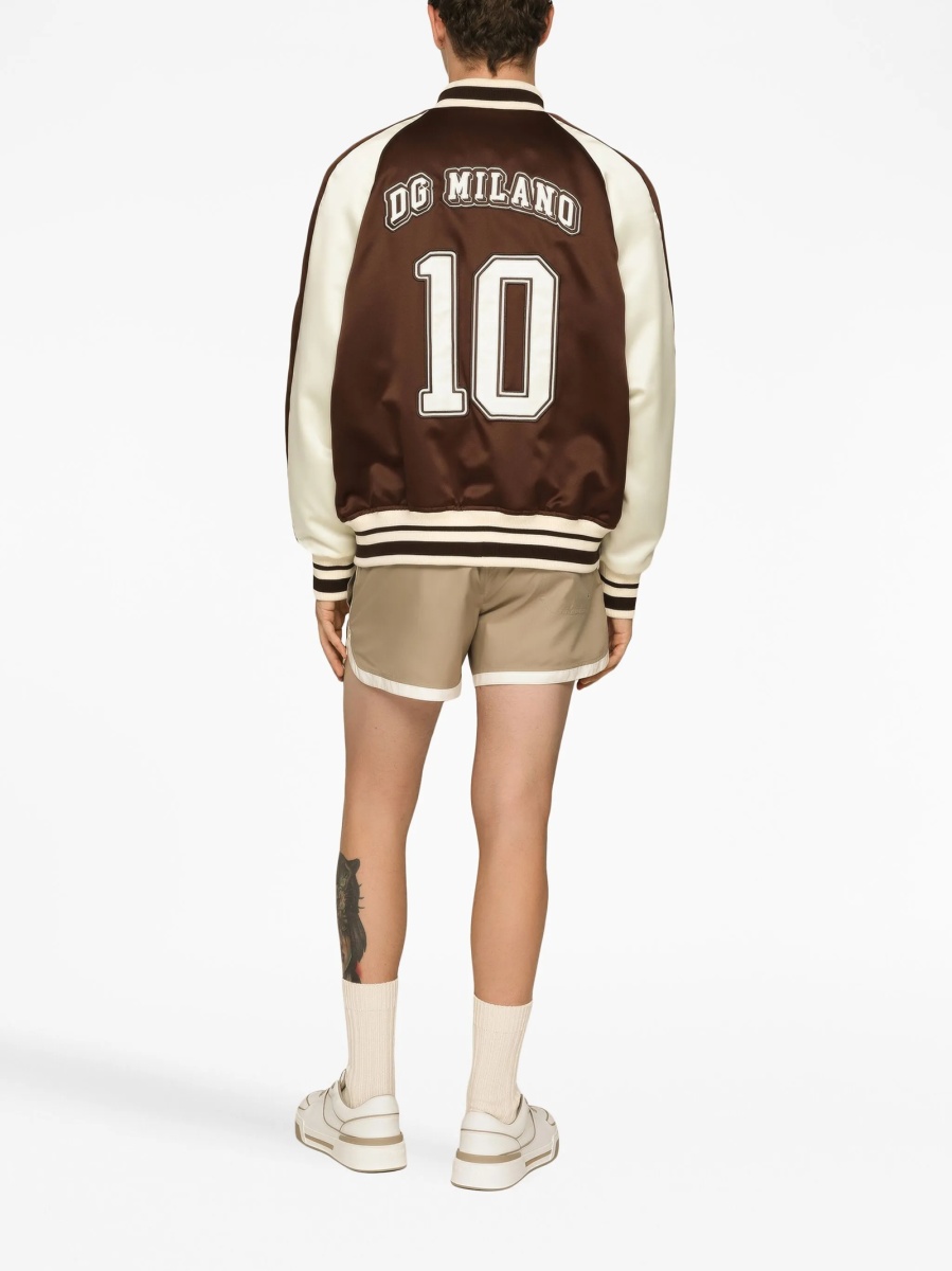 Bomber jacket Dolce &amp; Gabbana maro din polyester - Img 4