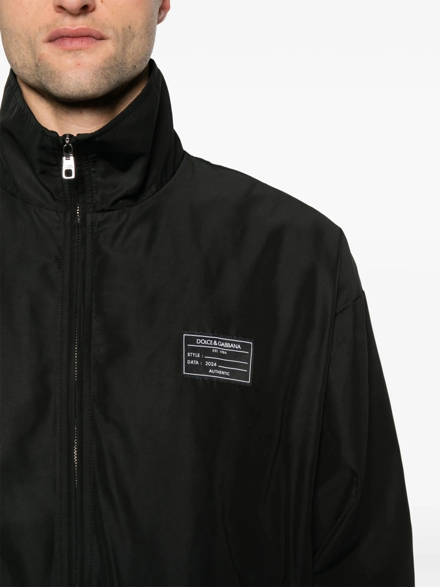 Bomber jacket Dolce &amp; Gabbana neagra din polyester - Img 5