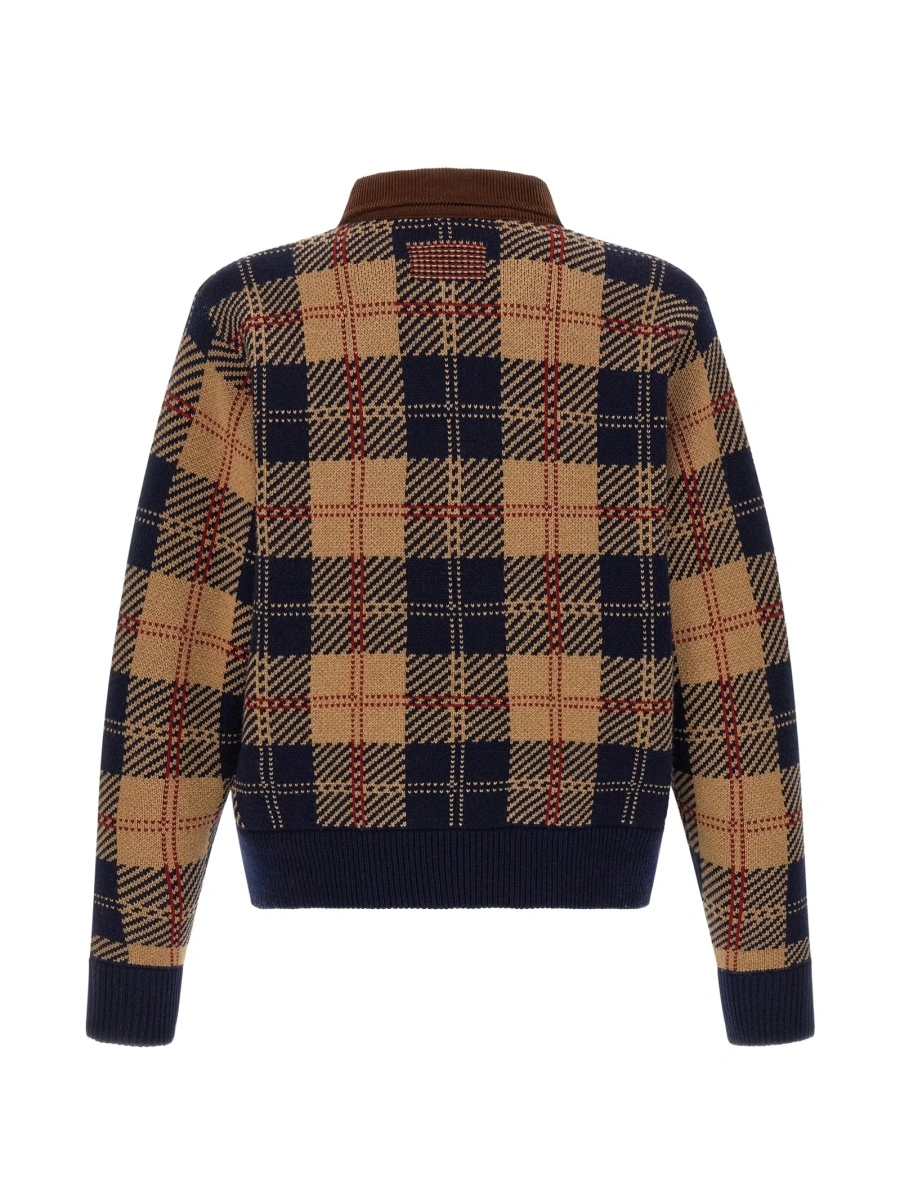 Bomber jacket GUEST IN RESIDENCE albastra din lana si casmir - Img 2