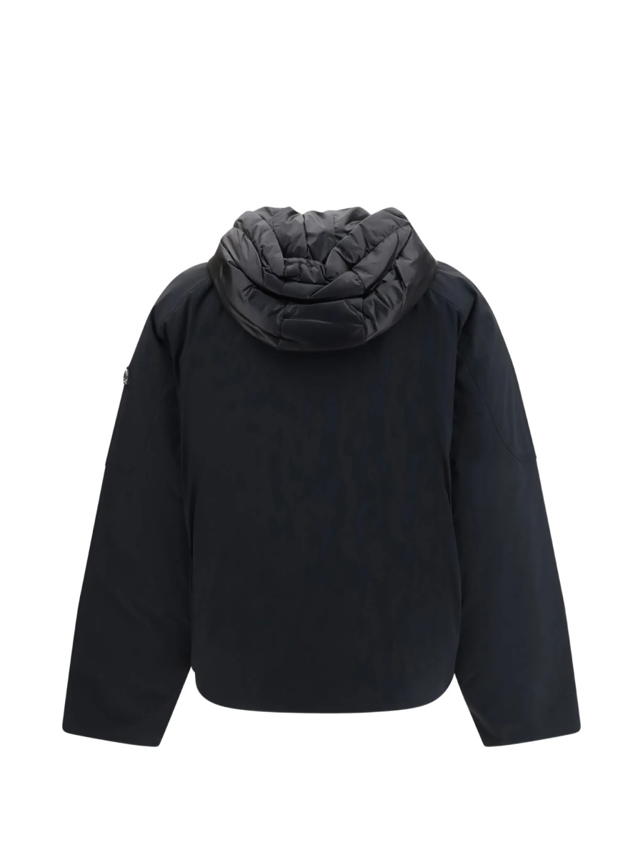 Bomber jacket Moose Knuckles neagra din pene si nylon - Img 2