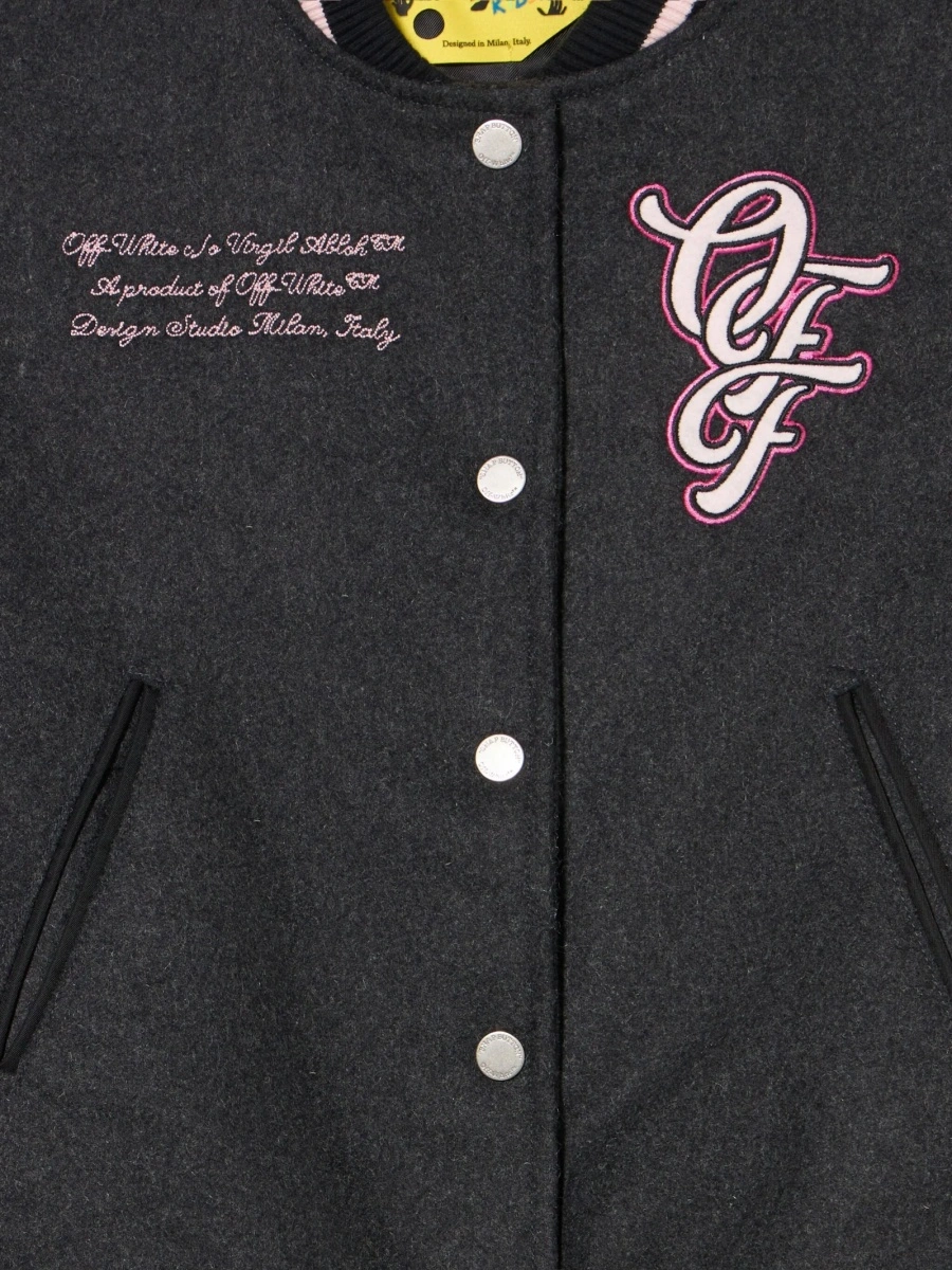 Bomber jacket Off-White gri - Img 3