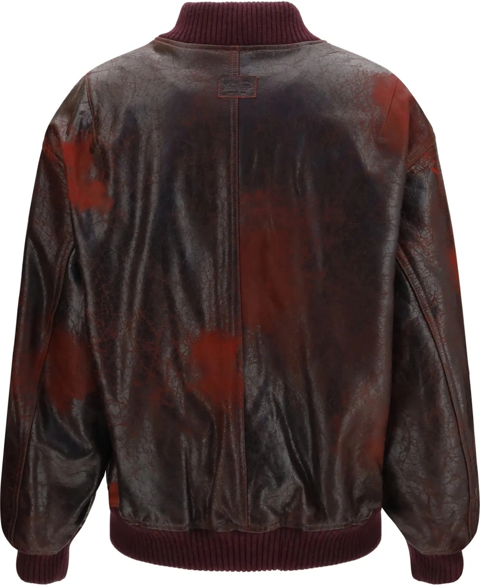 Bomber Oversized crackle nappa Bomber - Img 2