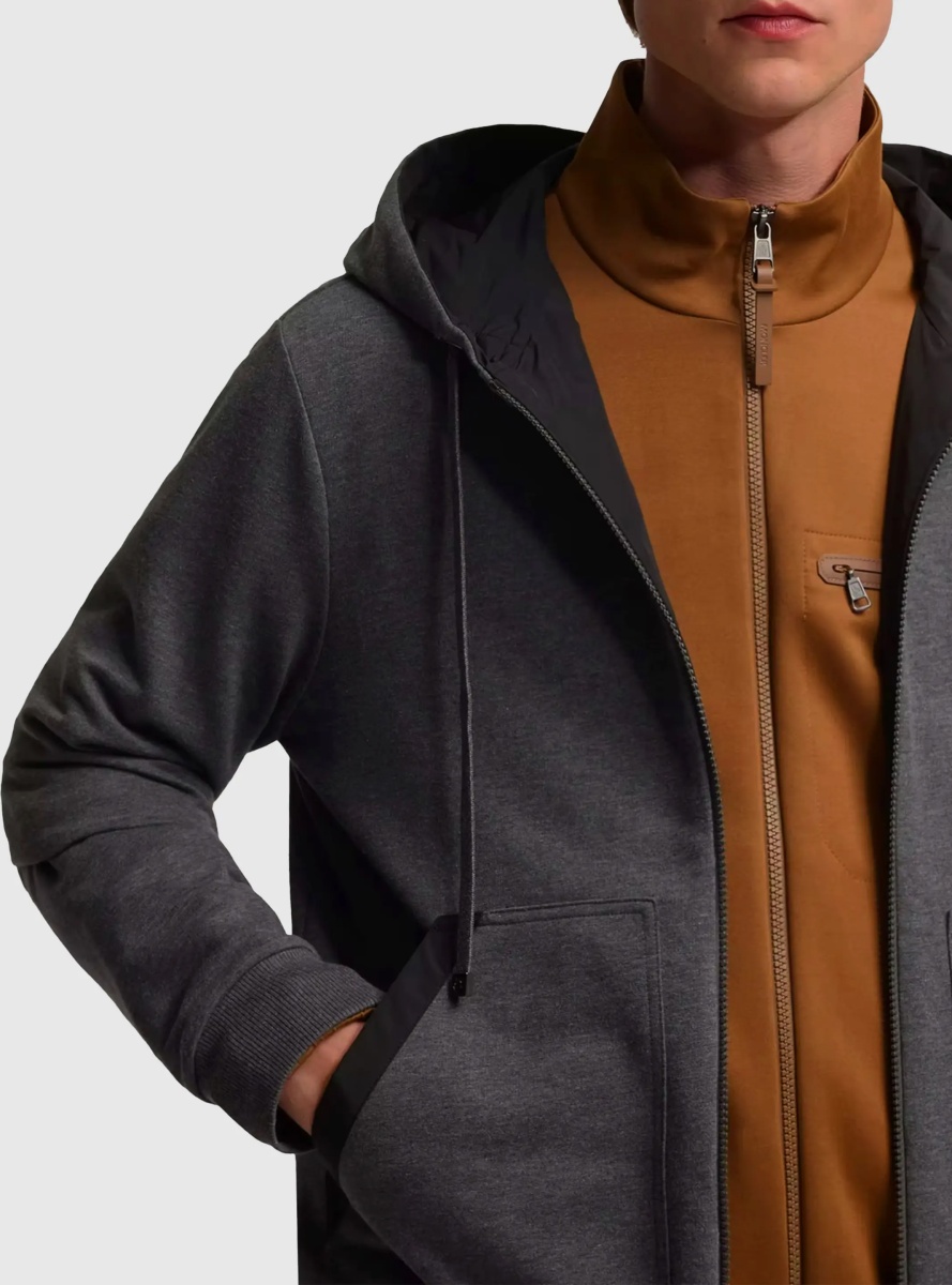 Bomber Reversible Zip-Up Sweatshirt - Img 4