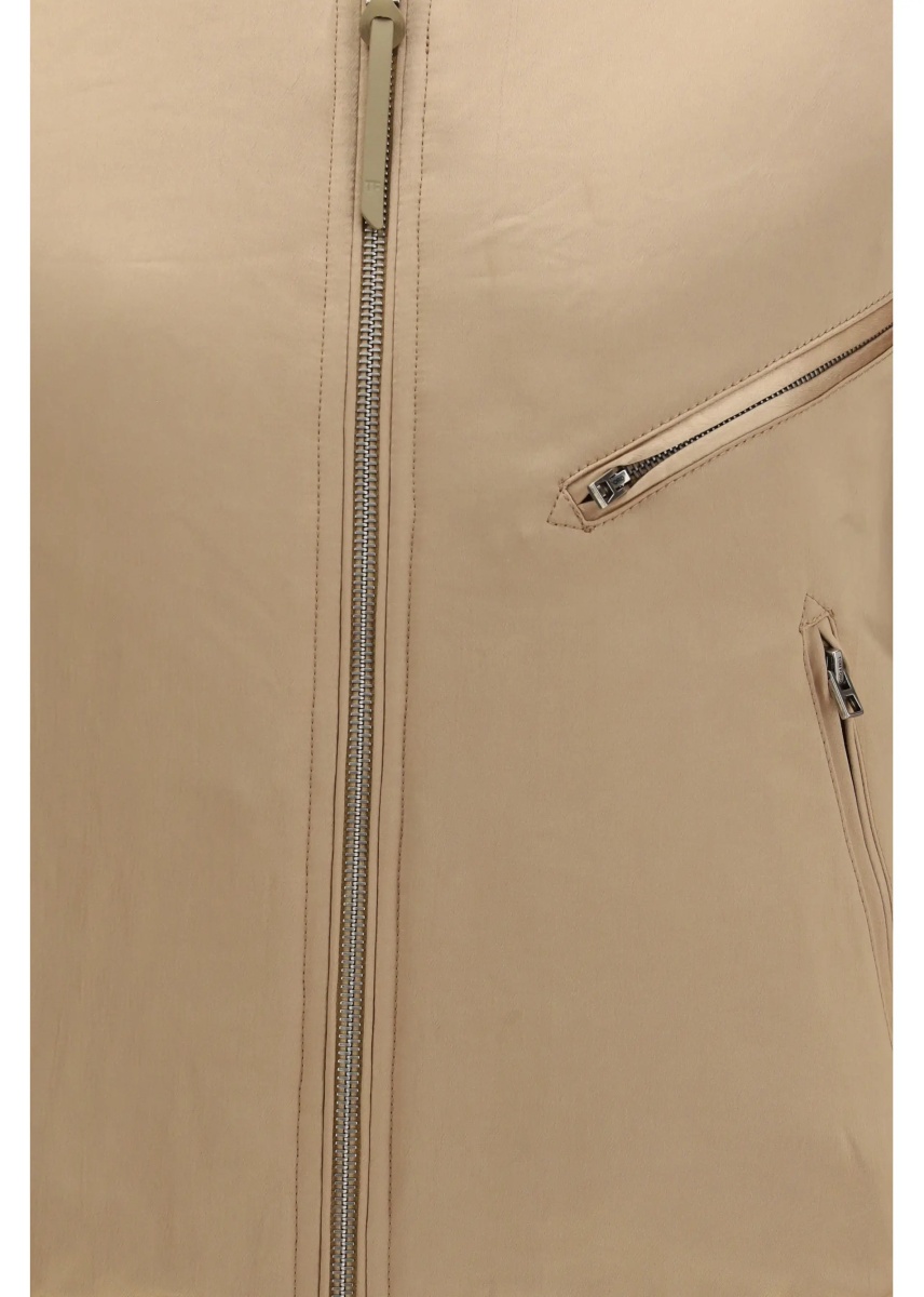 Bomber Satin Aviator Bomber Jacket - Img 3