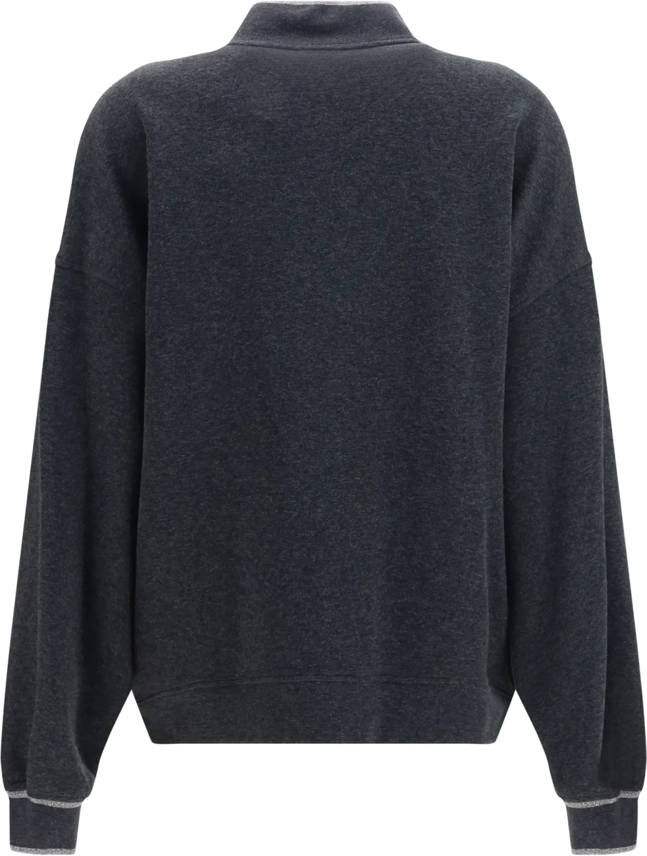 Bomber Techno cotton and cashmere interlock Bomber Jacket - Img 2