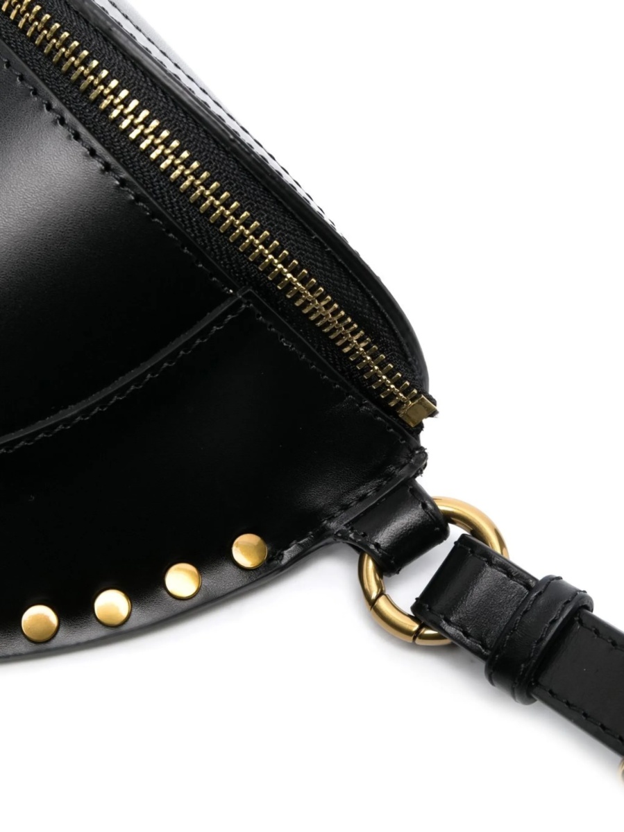 Borseta Isabel Marant neagra din piele - Img 4