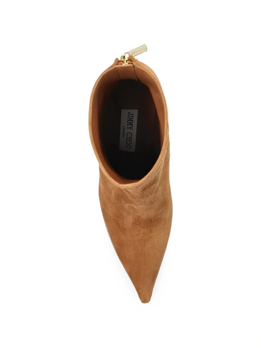 Botine Jimmy Choo bej din piele intoarsa - Img 7