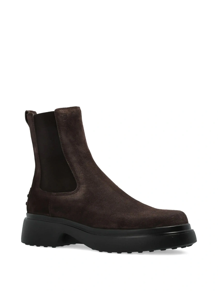Botine TOD'S maro din piele - Img 5