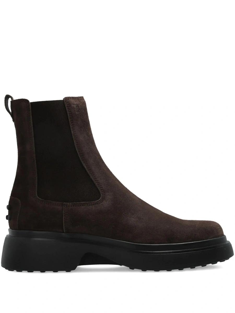 Botine TOD'S maro din piele - Img 9