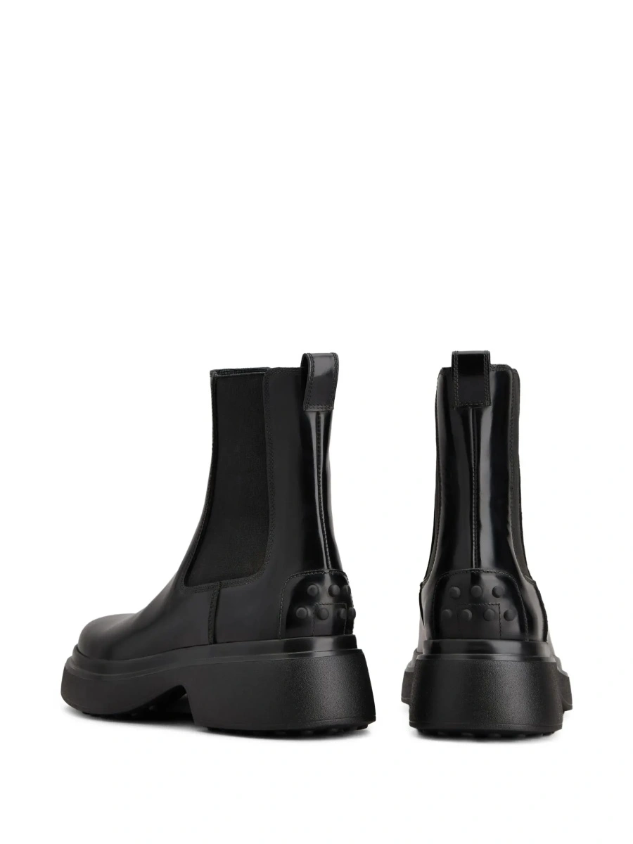 Botine TOD'S negre din piele - Img 6