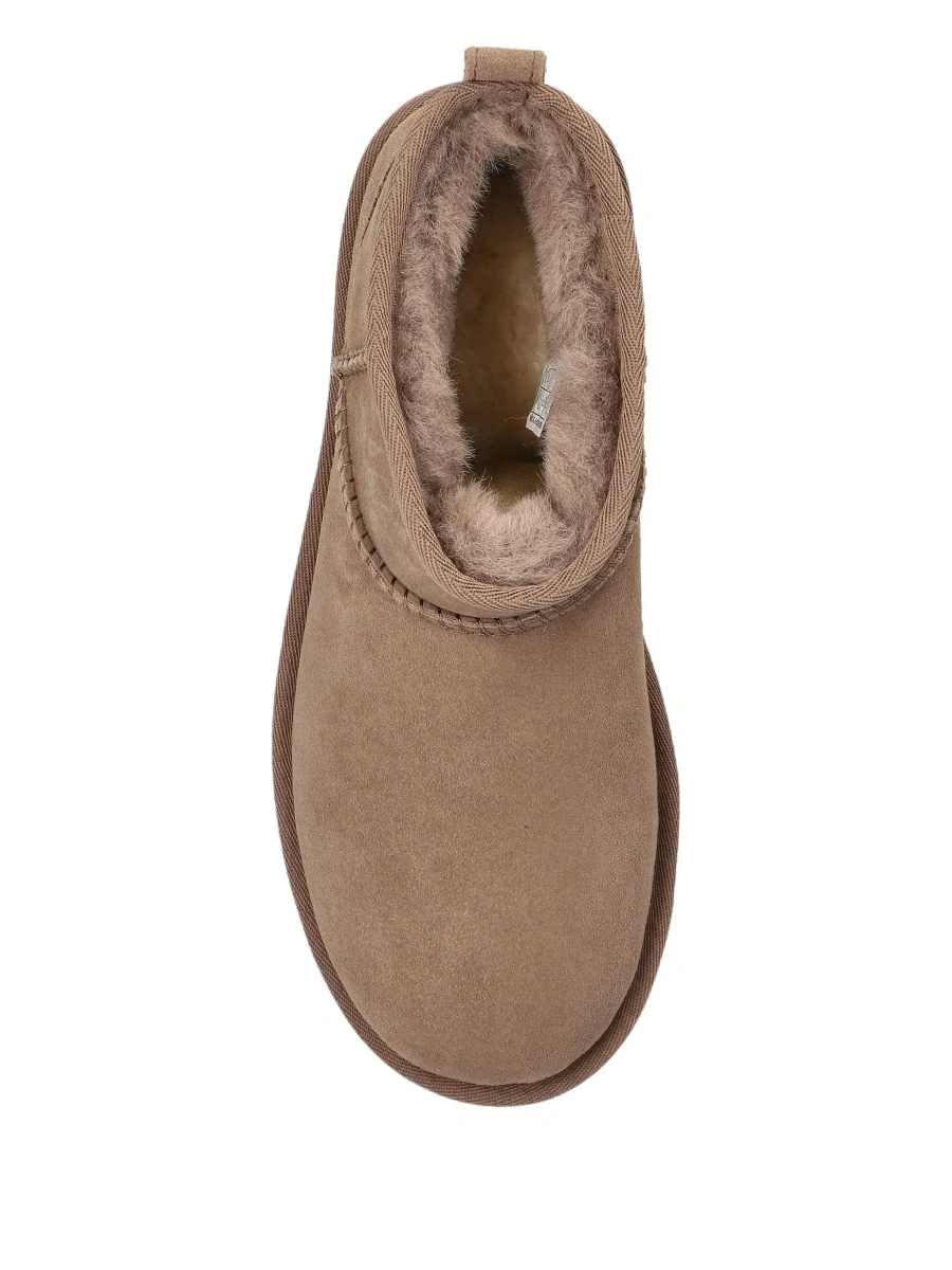 Botine UGG bej din piele intoarsa - Img 6