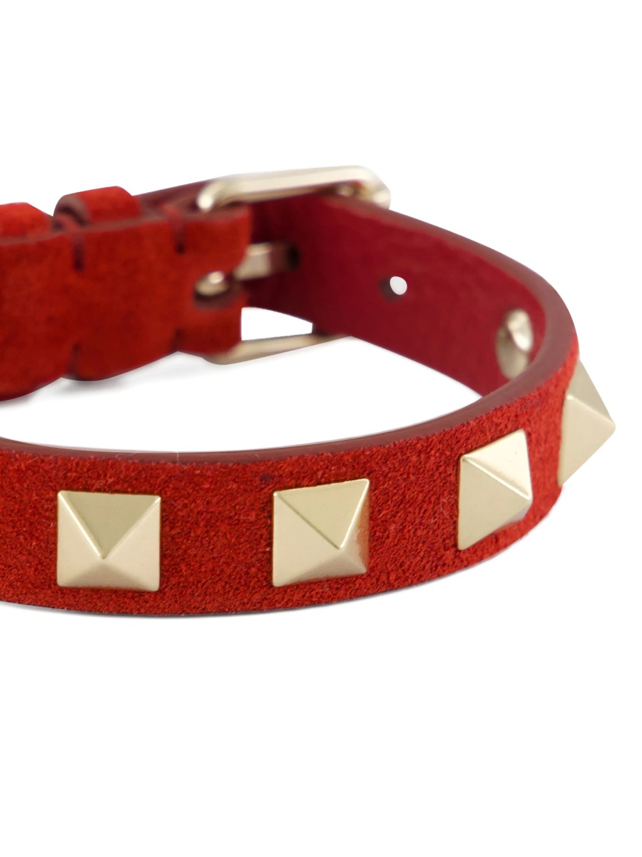 Bratara Valentino Garavani Rockstud rosie - Img 3