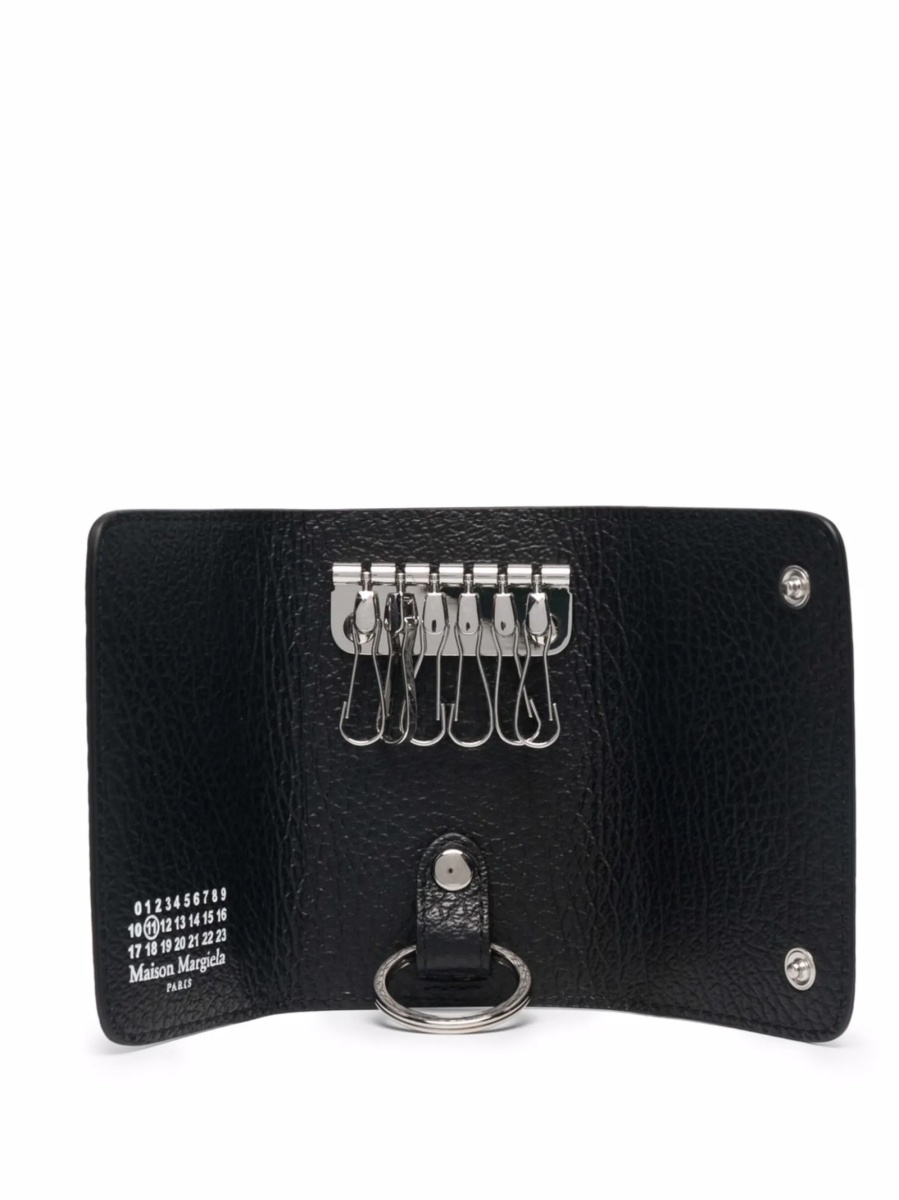 Breloc Maison Margiela negru din piele - Img 3