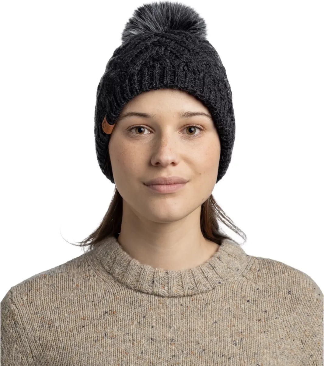 Caciula Knitted Fleece Caryn Beanie - Img 3