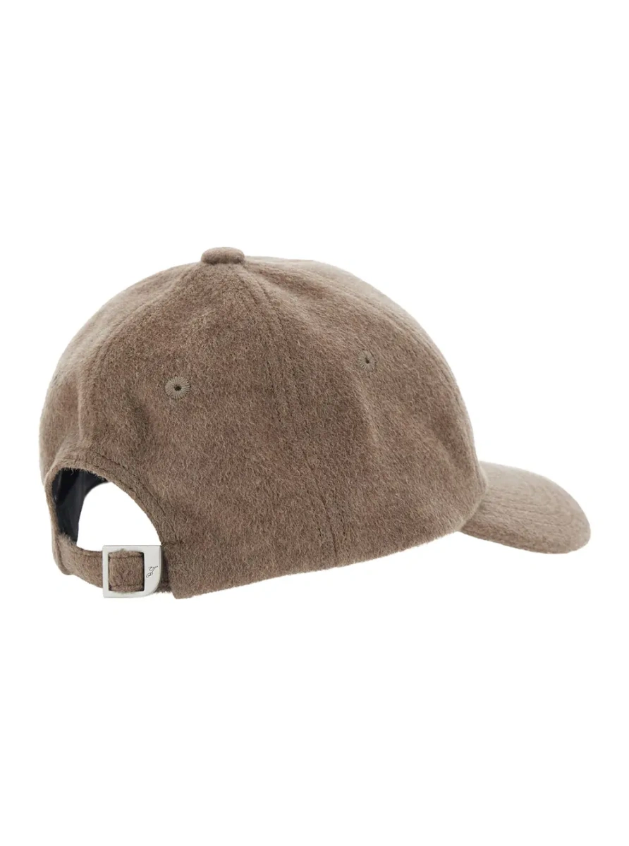 Caciula THE HORSEBIT CAP is a cotton visor hat in brown for unisex - Img 2