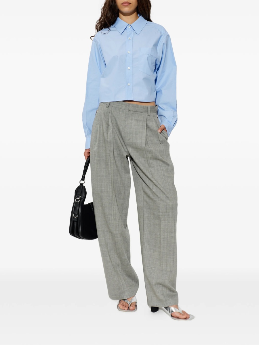 Camasa Alexander Wang albastra - Img 2