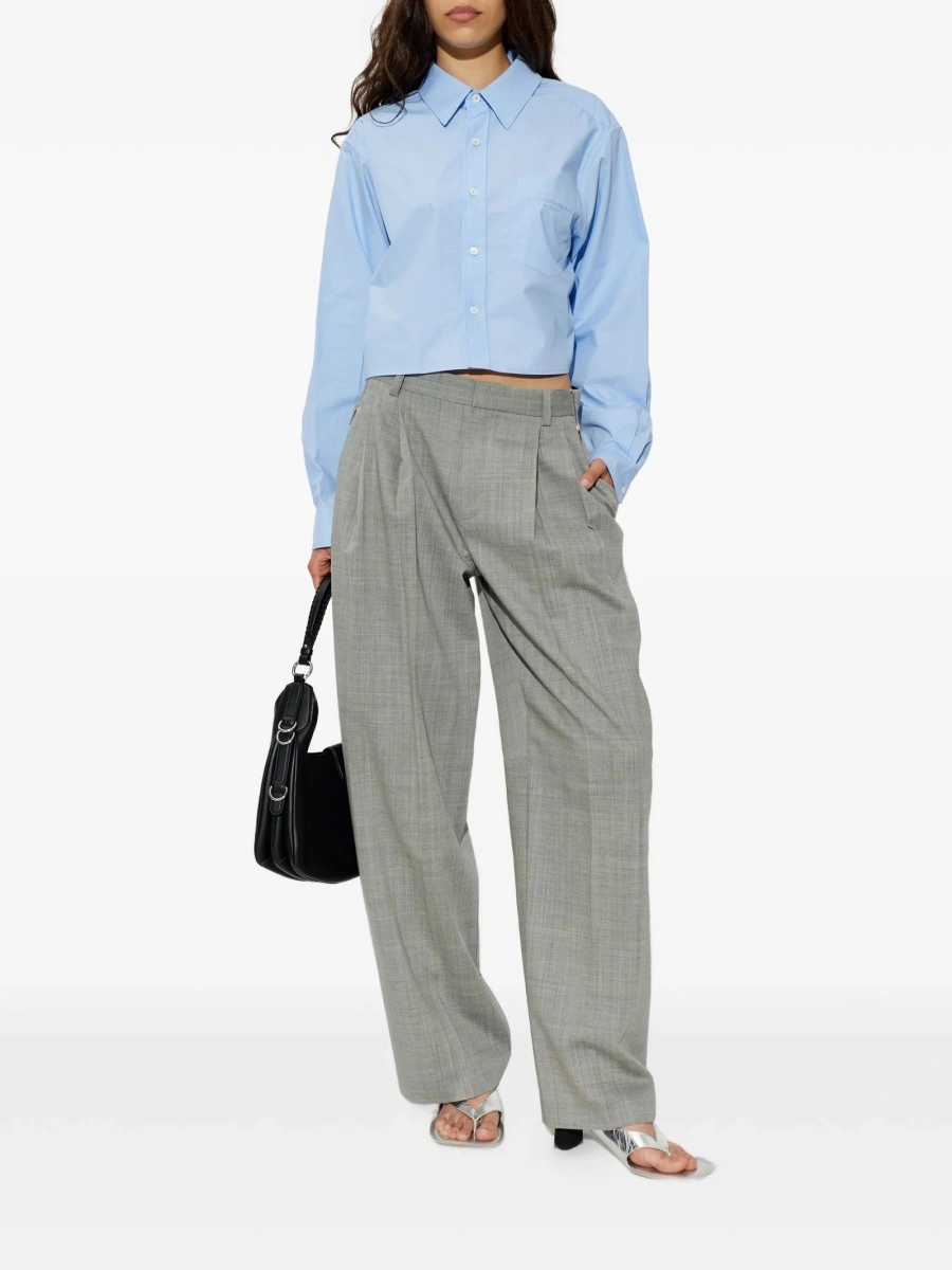 Camasa Alexander Wang albastra - Img 2
