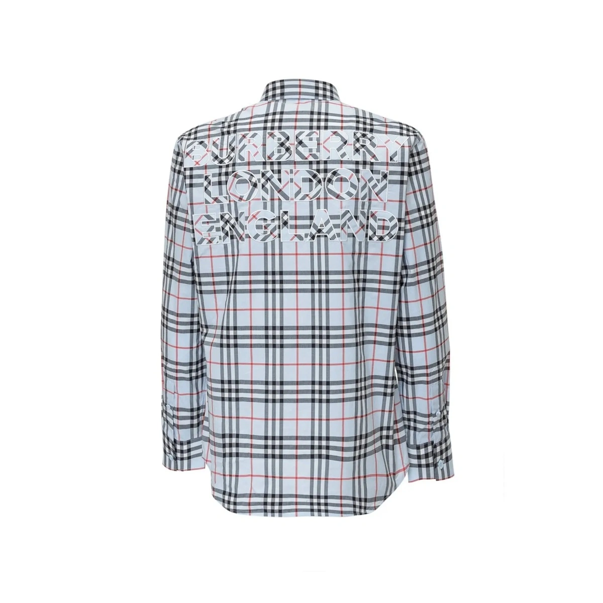 Camasa Burberry Checked Cotton Shirt - Img 3