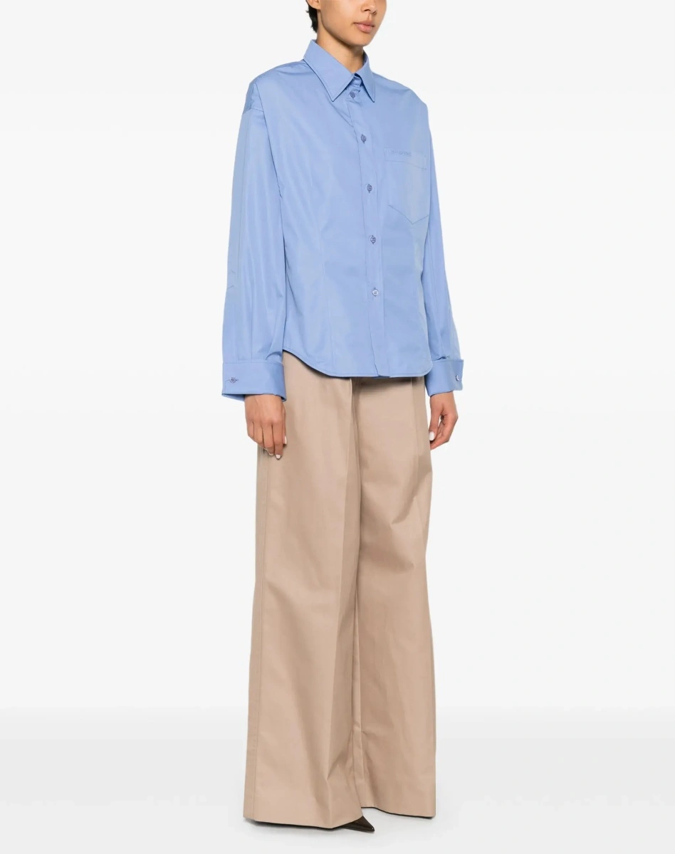 Camasa casual Asymmetric long-sleeve Shirt - Img 5
