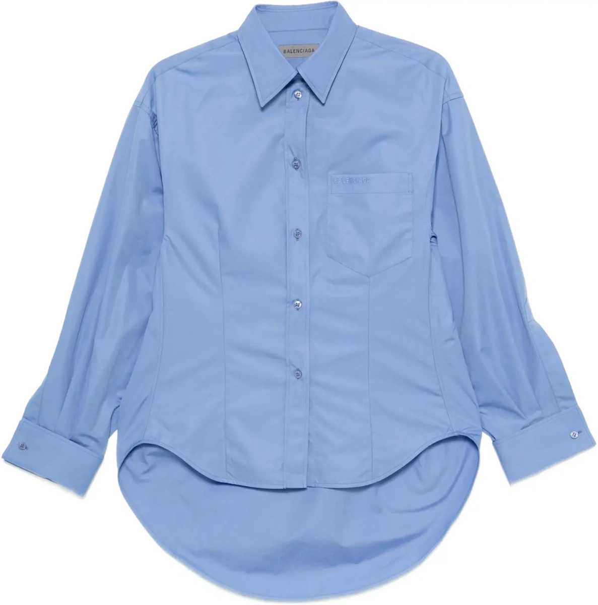 Camasa casual Asymmetric long-sleeve Shirt - Img 8