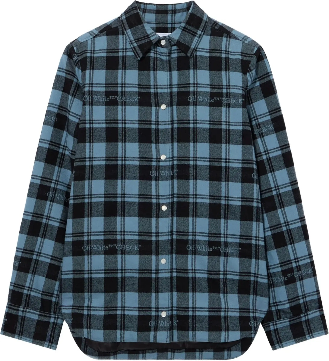Camasa casual Check flannel padded Overshirt - Img 5
