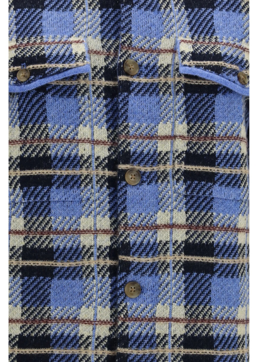 Camasa casual Checked cashmere Shirt - Img 3