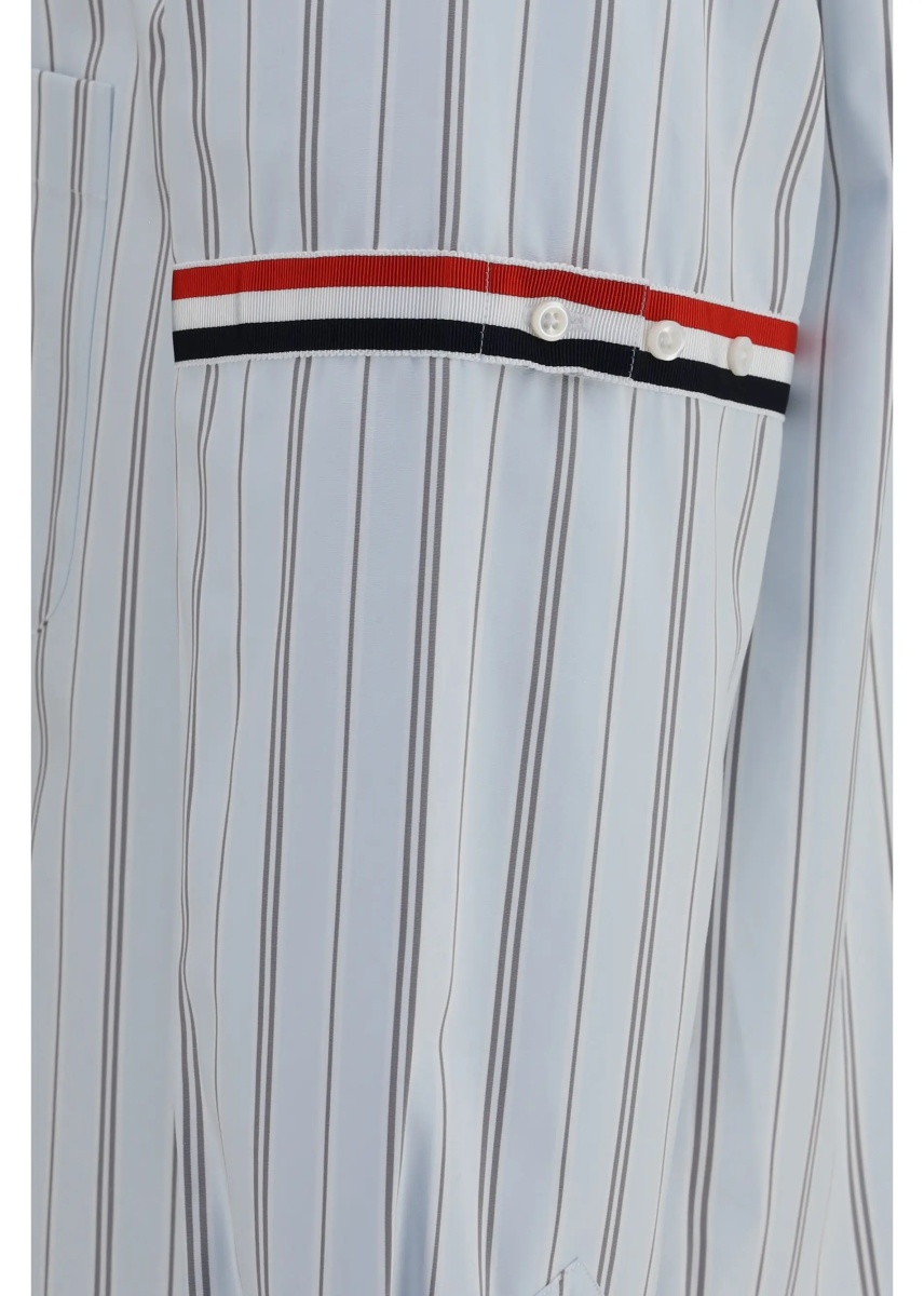 Camasa casual Fine-striped grosgrain poplin Shirt - Img 3