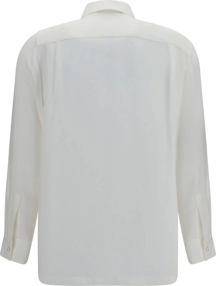 Camasa casual Geranio crepe de chine Shirt - Img 2