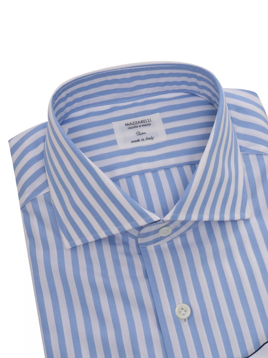 Camasa casual Light blue striped shirt - Img 2