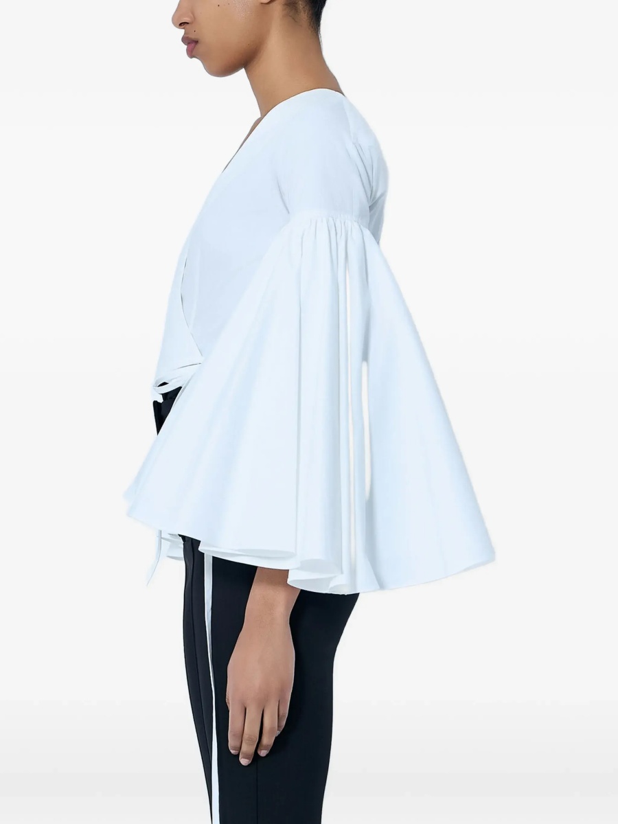 Camasa casual Paysan wrap Top - Img 4