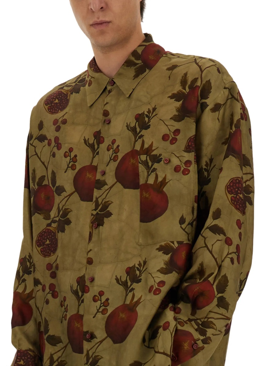Camasa casual Pomegranate Print Shirt - Img 4