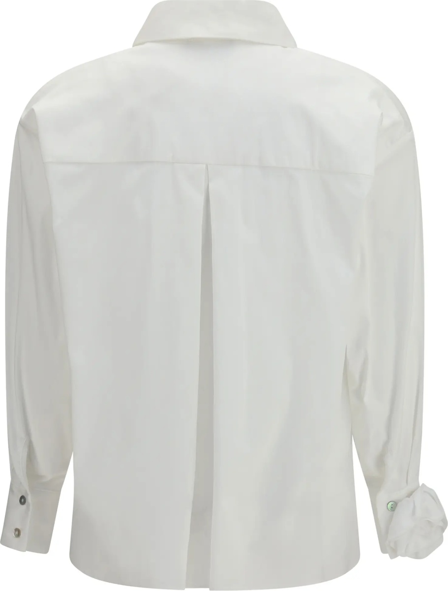 Camasa casual Shirt with appliqué roses - Img 2