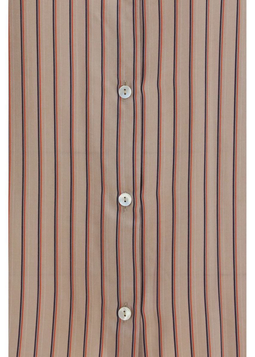 Camasa casual Silk blend striped Shirt - Img 3