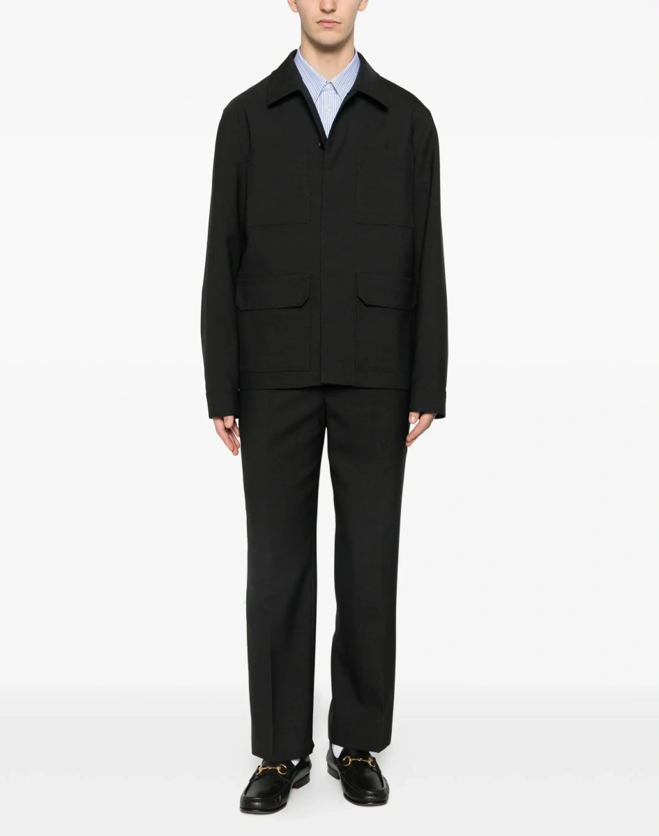 Camasa casual Striped cotton poplin Shirt - Img 4