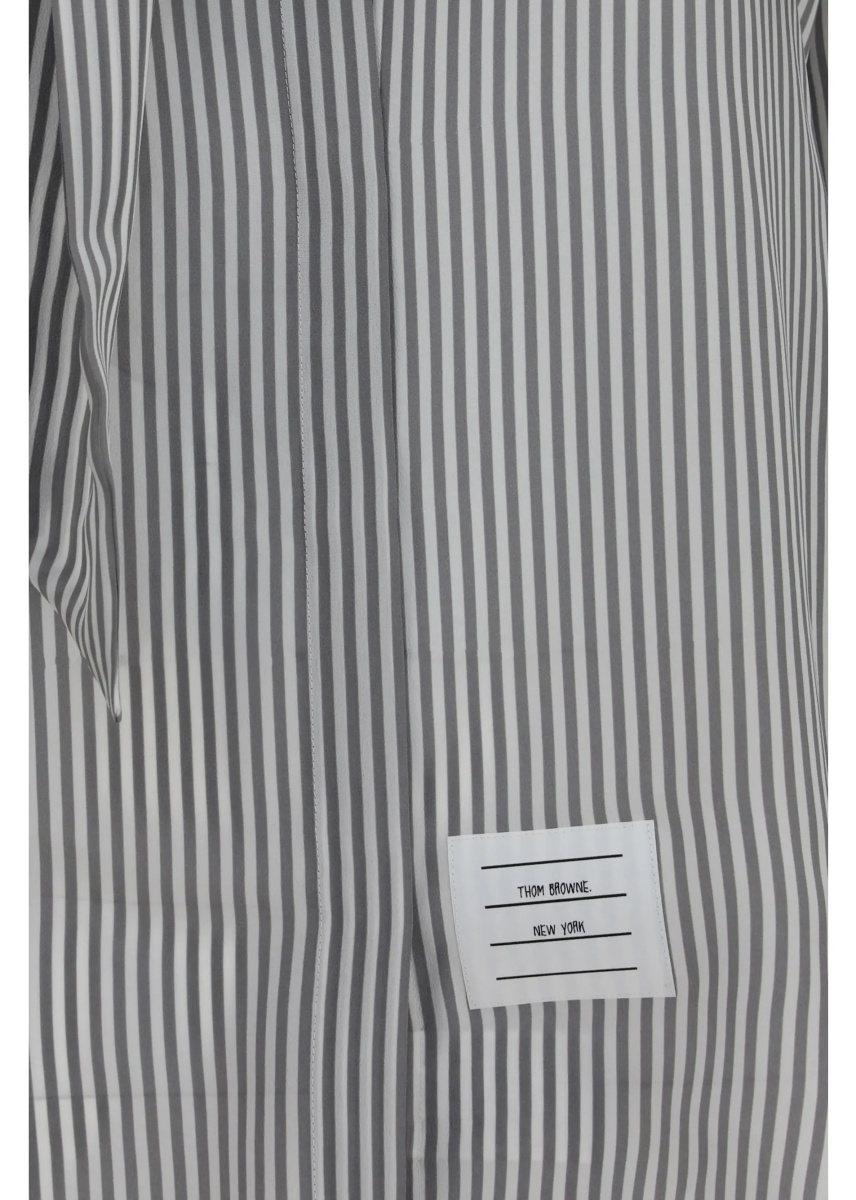 Camasa casual Striped silk Shirt with removable collar - Img 3