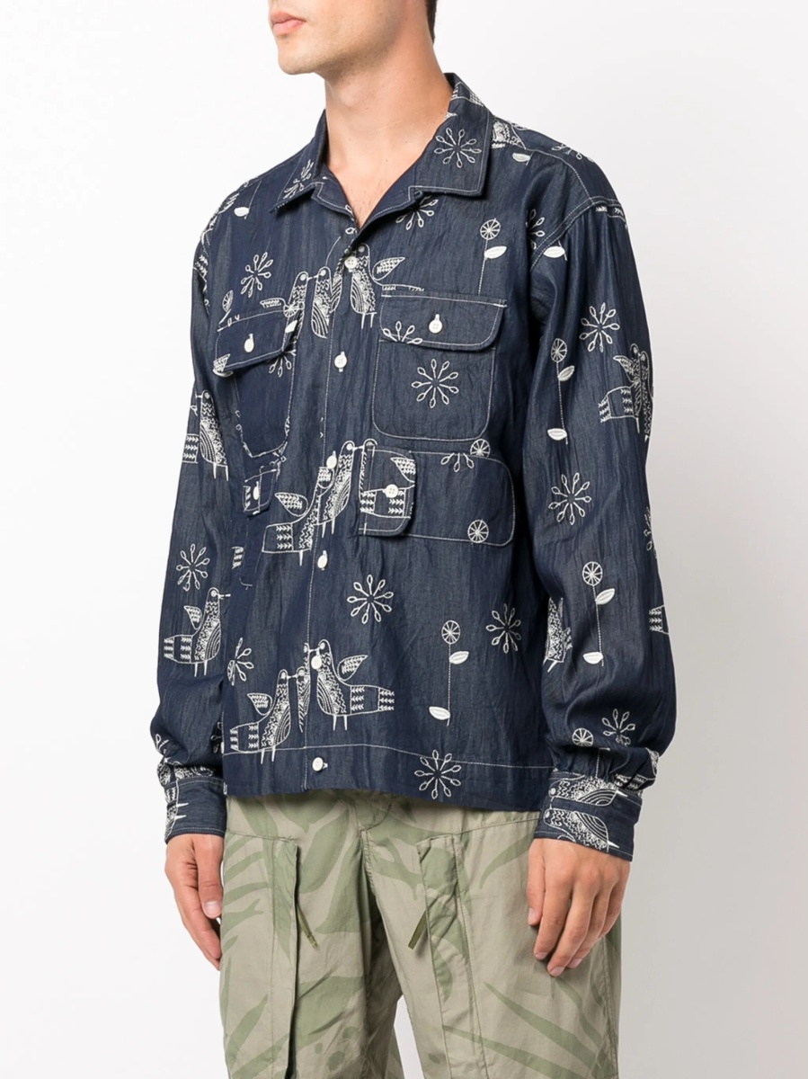 Camasa ENGINEERED GARMENTS albastra - Img 3
