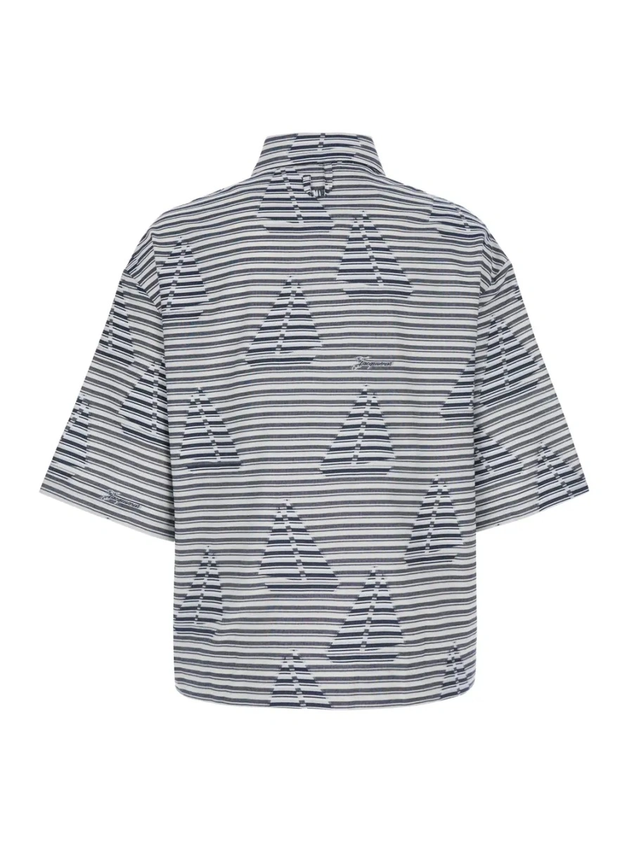 Camasa JACQUEMUS albastra din bumbac - Img 2