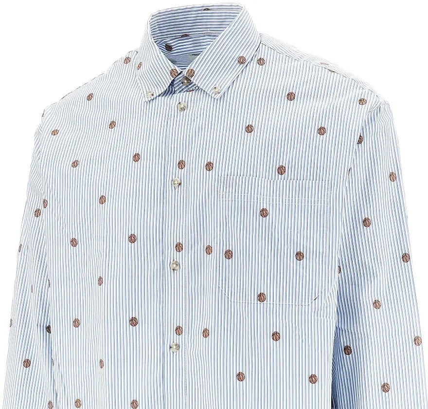 Camasa 'Kolton' basket motif shirt - Img 2