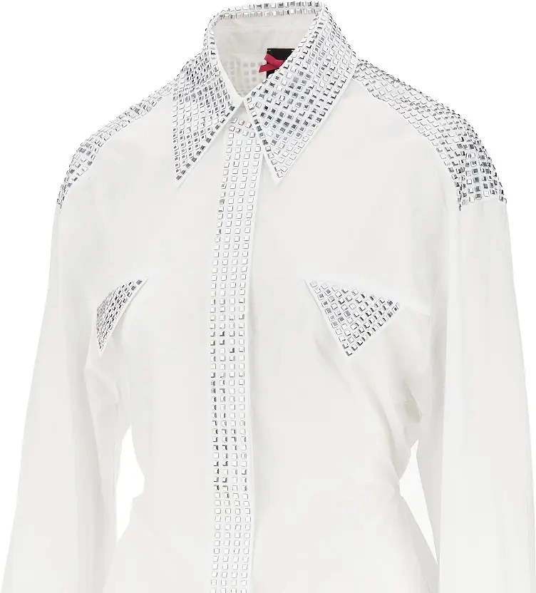 Camasa Pinko alba din poplin - Img 2