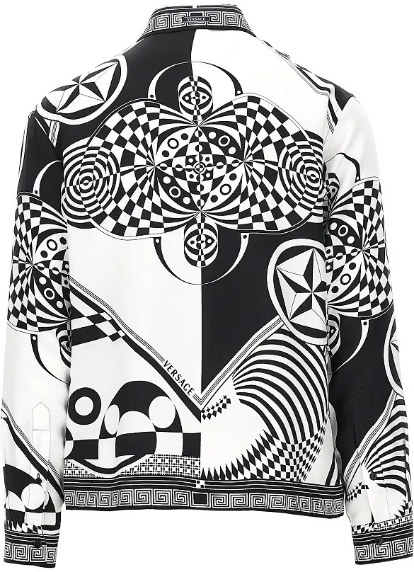 Camasa Printed silk twill shirt - Img 3