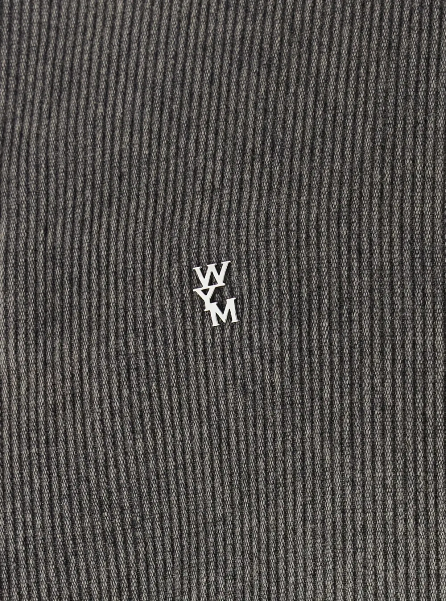 Camasa Shirt MENS SHIRT with collar and long sleeves in Gray Cotton for Men - Img 3