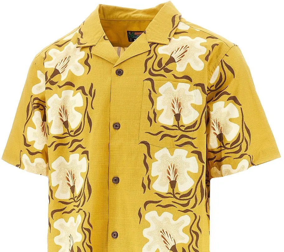 Camasa 'Tidal Threads' printed cotton shirt - Img 2
