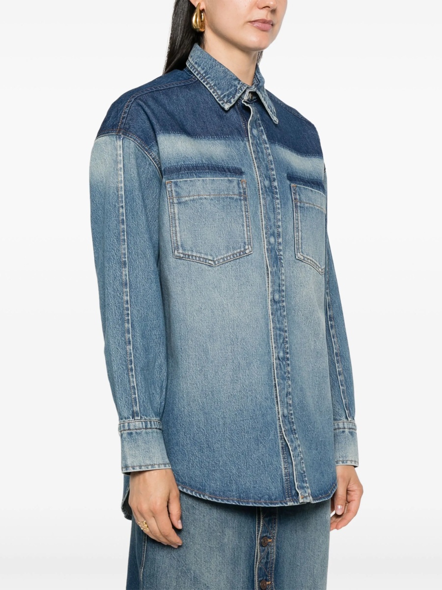 Camasa Victoria Beckham albastra - Img 3